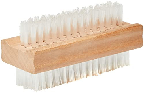 Nail brush Wooden Nail Brushes Double Sided Soft Nail Cleaning Bristles Manicure Pedicure