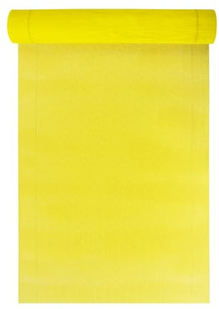 537 ALFA - Treillis en fibre de verre renforcé, jaune, 1000m x 50m, 165 g/m², maille 4 x 4 mm pour enduit façade, pour éviter toutes fissures