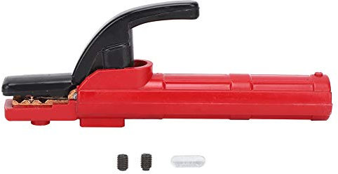 Agatige 300A Bastone per Saldatura Portaelettrodo Morsetto per elettrodo Manico Isolato in Rame Pinza per Saldatura Saldatore in Rame Strumento di Riparazione per saldatrice