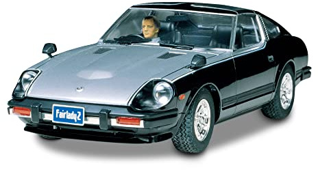 Tamiya 24015 1:24 Nissan Fairlady 280Z T-Bar Dach - originalgetreue Nachbildung, Modellbau, Plastik Bausatz, Basteln, Hobby, Kleben, Modellbausatz, Zusammenbauen, unlackiert, Mehrfarbig