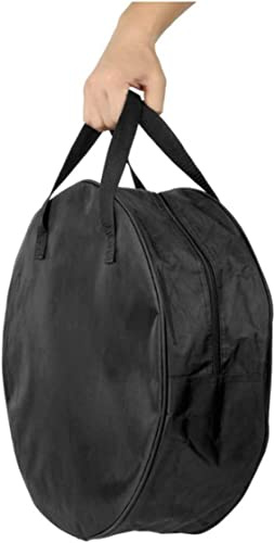 INLETTER Round Cable Organizer Bag - Heavy Duty Water Resistant Cable Management Storage Bag - Perfect for Jumper Cables, RV Sewer Pipe, EV Charging Cord Storage, Camper and Garden Hoses