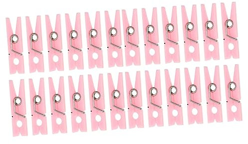 VILLCASE 10 Packungen Sicherheitsnadel Wäscheklammern zum Basteln Bastelclips für Scrapbooking Ornament dekorative Stifte Geschlecht offenbaren Wäscheklammern Kleiderklammern Kleidung Foto