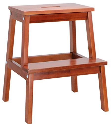KAZUP Échelle portative Pliante Escabeau Chaise d'escalier Escabeau Échelle en Bois Multifonctionnel Pliant Portable Ménage Élargi Transformant Pliez Bibliothèque Cuisine Bureau Étapes