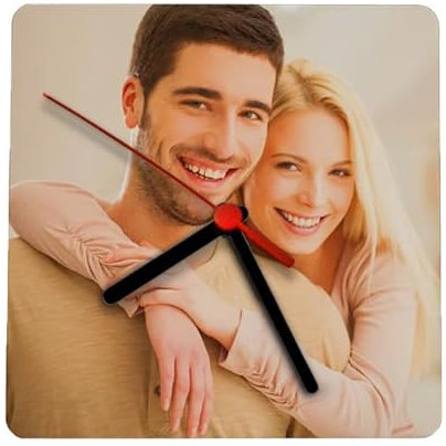 Generico Orologio personalizzabile con la tua fotografia! Stampa la tua foto ed appendi alla parete! Idea regalo personalizzata!