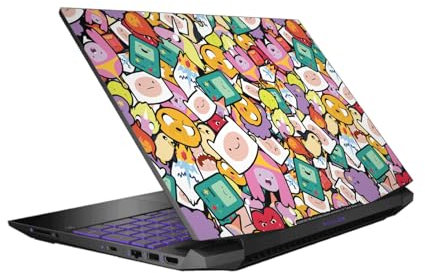 Head Case Designs Officially Licensed Adventure Time Pattern Graphics Vinyl Sticker Skin Decal Cover Compatible with HP Pavilion 15.6 15-dk0047TX