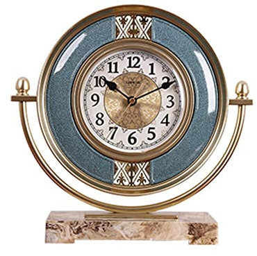 Vintage Kaminuhr Manteluhr, antike dekorative Tischuhr, Schreibtischuhr for französische Style Rustikales Design, Hausschmuck for Wohnzimmer, Schlafzimmer, Bett, Schreibtisch, Geschenkuhr(Color:A)