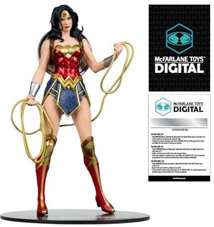 McFarlane Toys DC Direct Wonder Woman by Jim Lee Posierte Figur im Maßstab 1:6, digitales Sammlerstück