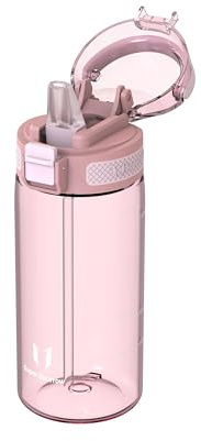 Super Sparrow Botella Niños - TouchSip Botella Agua - 500ml - Tritan Botellas con Pajita, Sin BPA