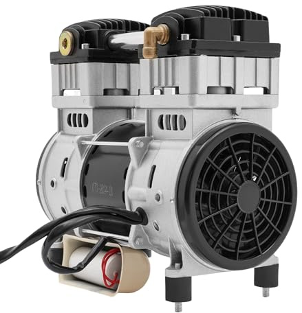 vinnyooc 220V 1500W Luftkompressor Pumpenkopf Geschwindigkeit 2800r/min Kompressor Aggregat Luftkompressor Pumpe Motor mit Kondensatordraht für Maschinen Bauwesen Autoreparatur
