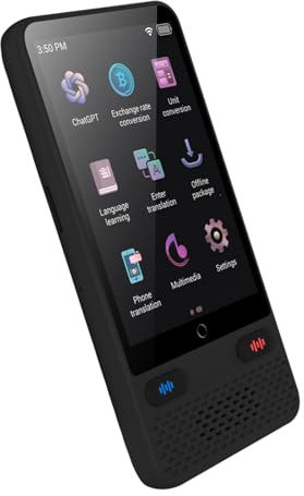 Bisofice 2024 Smart Language Translator Device, Support 138 online & 17 offline Languages, Instant Voice & Photo Text Translator, Portable Translator for Business,Study & Travel