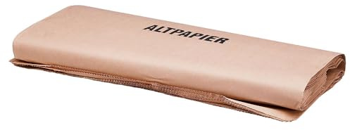 Abfallsäcke Altpapier, Kraftpapier, 2-lagig, Braun, 120 L, 70 x 95 cm, 25 Stück