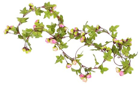 Zerodeko Künstliche Rosenranken-blumengirlande Künstliche Blumen Für Den Außenbereich Dekoratives Hängen Für Partys 2 3 M