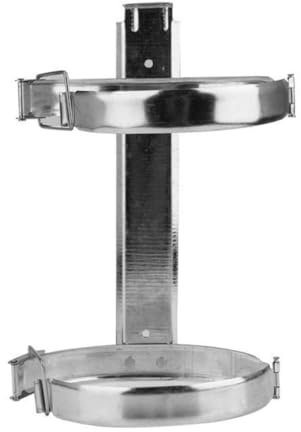 HOMSFOU 2piezas Soporte De Extintor De Pared De Hierro Montaje Para Extintores De Casa y Vehículo Rack Resistente Para Extintores Para Seguridad y