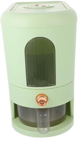 POPETPOP Dispensador De Arroz Transparente Almacenamiento De Cereales Organizador De Cocina Contenedor Hermético