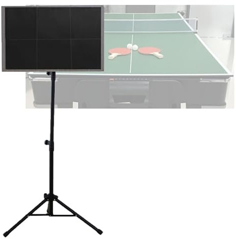 KZKZK Faltbares Tischtennis-Rebound-Board, Verstellbarer 60-108 cm Ping-Pong-Sparring-Trainer, for Büro, Heim-Fitnessstudios, Schulen, Clubs