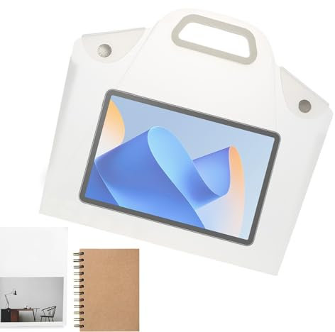Cartelle trasparenti - Cartelle trasparenti per progetti - Custodia protettiva portatile ricaricabile per libri, materiale scolastico, ufficio, cartelle per candidature, organizer con scomparto