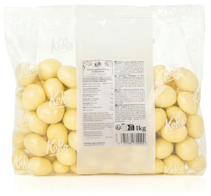 KoRo - Fraises lyophilisées enrobées de chocolat blanc 1 kg