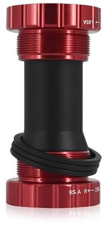 Zpengtai Movimento Centrale Perno Quadro Cuscinetto sigillato Cuscinetto in Ceramica for 68mm-73mm(Red)
