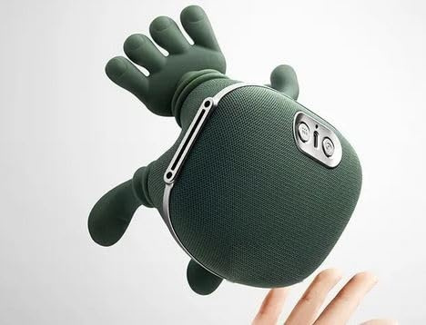 Masseur Nuque Épaules Dos Premium Type Main, Massage Profond Par Pression, Chaleur Réglable, Housse En Tissu Doux, Automassage Cervicales, Lombaires, Bras, Jambes, Sans Fil USB-C, Accessoire Bien-Être