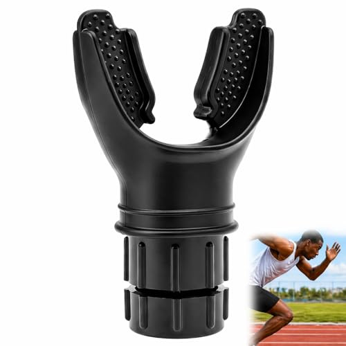 Lung Trainer, Adjustable Resistance Breathing Exercise Tool for Sports