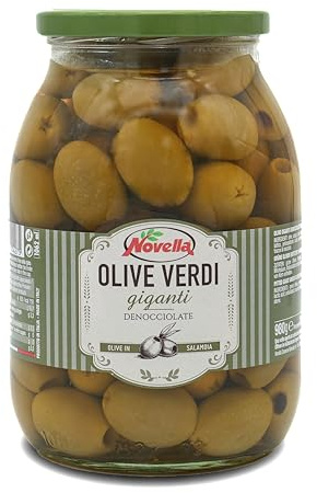 Novella Olive Giganti Denocciolate In Salamoia, 980g