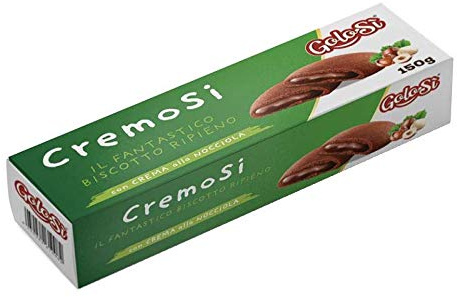 Golosì- Cremosi fantastici biscotti ripieni con Crema al gusto di Nocciola
