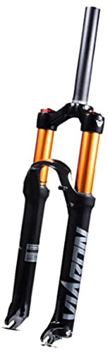 MTB-Gabel, 26 Zoll, 27,5 Zoll, 29 Zoll, Air-Mountainbike-Federgabel, 1-1/8 Zoll gerades Rohr, Fahrrad-Vorderradgabel, 100 mm Federweg, Scheibenbremse, QR 9 mm manuelle Sperre, XC/AM/FR (Schwarzg