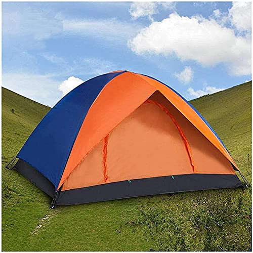 RajoNN Zeltzelt, Camping-Familienzelt, einfach aufzubauen, leichtes Rucksackzelt ist wasserdicht, für Wanderungen und Bergreisen, Farbe: Blau, Größe: 200 x 140 x 110 cm