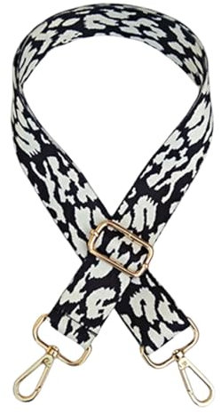 Breiter Gurt für Umhängetasche Damen Taschenband für Taschen Breit 5cm Taschengurte zum Wechseln für Handtasche Taschenband mit Gold Karabiner 1228