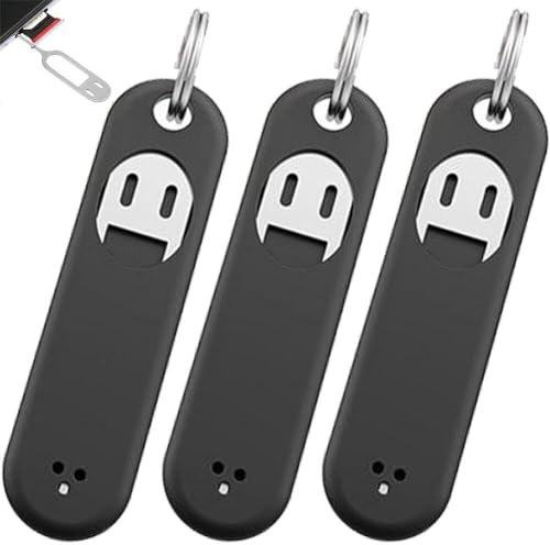 Lpitoy SIM-Karten-entfernungswerkzeuge, 3-teiliges SIM-Karten-tablett-auswurfstift, SIM-auswerfer-Werkzeug Mit Schlüsselanhänger-anhänger Für Handys, Tablets