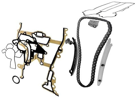 ATEC Germany Steuerkettensatz Kompatibel mit OPEL AGILA (A) (H00), CORSA C (X01), CORSA D (S07)