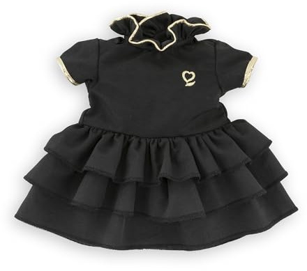 Ma Corolle 9000212850 Kleines schwarzes Kleid, Kleidung für Puppen Ma Corolle, 36 cm, ab 3 Jahren