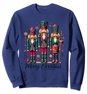 Chemise de Noël rétro vintage Casse-noisette Merry Christmas Sweatshirt