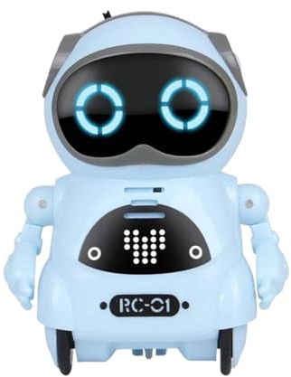 Leksaksrobotar, robotar för barn | Små musikaliska robotleksaker, interaktiv dialog, sång och dans, pedagogiska och inlärningsleksaker, elektrisk robot för , skola, resor