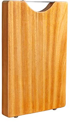 HADECOLL Schneidebrettgriff Handgehaltenes Holz Küchenholz Wurzelstock Lackloses Brett Holzbrett Obstschneiden Schneiden Mit Brett Hacken, 42 Cm/16,5 Zoll, 42 Cm/16,5 Zoll