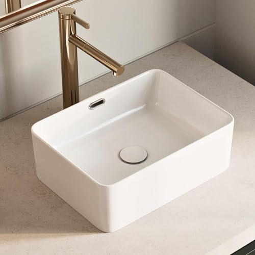 Yinghesheng lavabo de vestiaire lavabo de Salle de Bain Petit lavabo lavabo de Camping-Car lavabo de comptoir,40x30x14cm