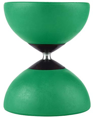 Stylebest Trippellager diabolo-set kinesisk jojo med färgade diablolo-pinnar (grön)