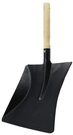 Abaodam Pelle en Acier Au Carbone pour Jardinage Et Barbecue, Grosse Taille l Noire, Outil Multifonction Extérieur Léger, Pelle De Plantation Et Ramassage, Usage Jardin Et Camping