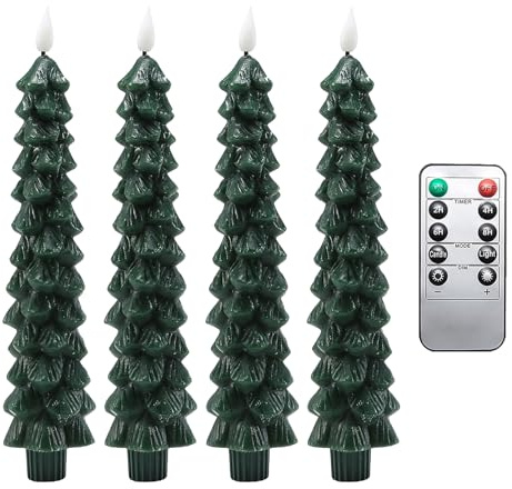 Genérico Velas LED Para Árbol De Navidad,Velas LED Decorativas Funcionan Con Pilas | Suministros De Iluminación Sin Llama Para Decoración De Hogar,Decoradores Hogar Apartamento Alféizar Boda Hotel