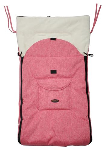 Sacco nanna per passeggino, caldo e accogliente sacco a pelo per passeggino con fodera in peluche, per bandierine multifunzionale, copertura con cerniera per l'inverno, la maggior parte dei