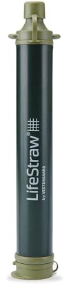 LifeStraw Personal Water Filter for Hiking, Camping, Travel, and Emergency Preparedness, Green, Stocking Stuffers, Christmas Gifts for Men and Women
