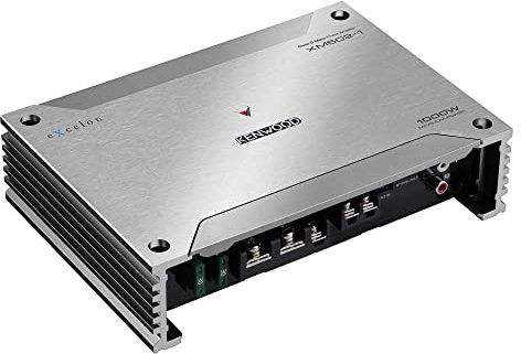 KENWOOD XM502-1 Excelon Marine/Motorsport Mono Subwoofer Car Amplifier | 500W RMS | Class-D Design | Weatherproof & Compact | Bass Boost & Subsonic Filter | Remote Control Compatible | 2-Year Warranty