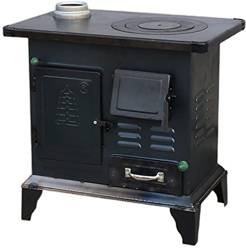 BTAISYDE Coal-burning Heating Furnace Household Coal-fired Smoke Exhaust Firewood Roasting Stove Burning Furnace Thickened Wood-burning Heating