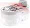 TOMXCUTE 3L Cat Fountain Cordless, 5000mAh battery operated drinking fountain for cats with motion detector, stainless steel water bowl, white