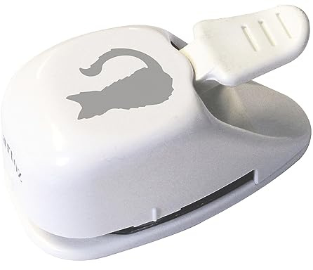 Artoz Papierstanzer - Kartenstanzer - Katze, 27 mm - Stanze-Locher zum Kartenbasteln für Einladungen, Geburtstag, Grußkarten, Tischdeko und Basteln mit Kindern