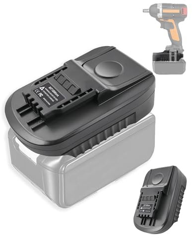 TPDL MT18WORX Akku Adapter Konverter für Makita 18V Li-Ion Akku auf für Worx 4Pin 20V Elektrowerkzeug Akku (Keine Batterie)
