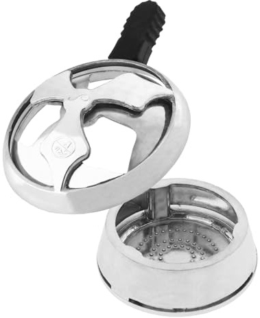 HIBRON Gestor Térmico para Cachimba, Soporte de Carbón para Cachimba y Shisha, Gestor del Calor, Accesorio y Calentador de Carbón