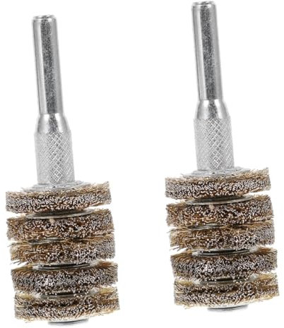 BomDog Roue de Polissage, 2 Pièces, Brosse Métallique Électrique, Antirouille, Fixatde Perceuse, Roue Métallique Pour Perceuse, Brosse Métallique