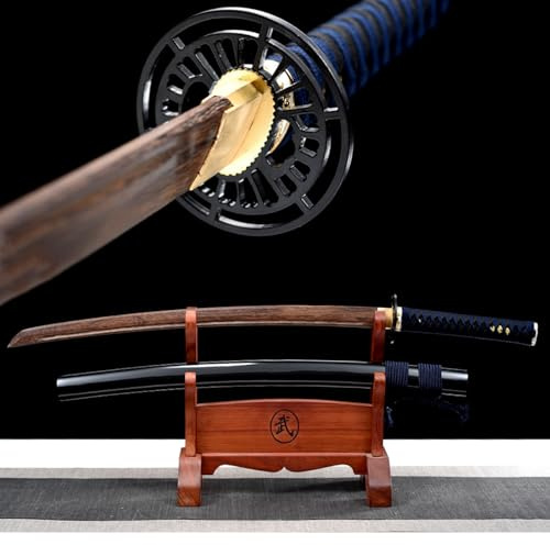 103cm handgemachtes Bokken,Japanisches Samurai-Schwert aus Holz,Holz-Katana für Kendo,Training,Cosplay,Kampfsport,Dekor,Geschenk