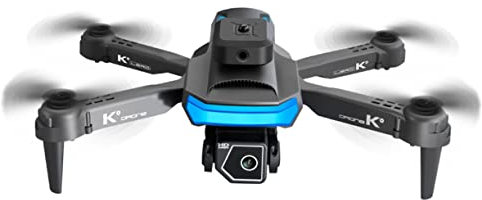 Milisten 1Satz Hochauflösende Rc Quadrocopter Drohne Mit Dual Objektiv Fotografie Höhenhaltemodus Und LED Beleuchtung Für Erwachsene Outdoor Batterien Enthalten